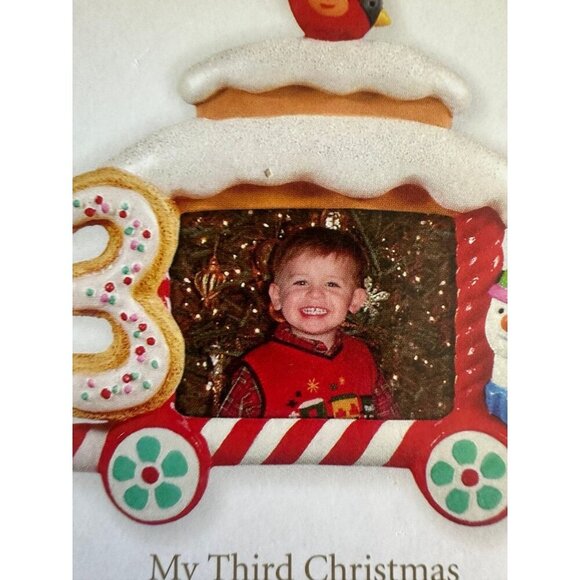 Hallmark 3 years old picture frame ornament - Picture 3 of 7